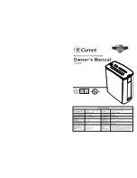 Preview for 1 page of Comet C12CD Owner'S Manual