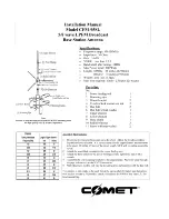 Предварительный просмотр 1 страницы Comet CFM-95SL Installation Manual