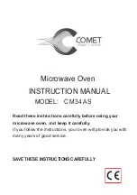 Предварительный просмотр 1 страницы Comet CM34AS Instruction Manual