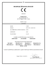 Preview for 181 page of Comet CSW 700 Instructions And Operating Manual