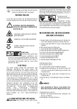 Предварительный просмотр 30 страницы Comet DSG-5 EX User Instructions