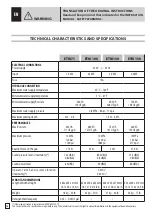 Preview for 16 page of Comet ETM 100 Instruction Manual