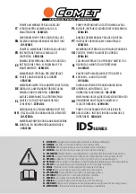 Comet IDS 1000 Assembly And Maintenance Instructions preview