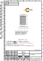 Предварительный просмотр 1 страницы Comet IHC3L1200M Owner'S Manual