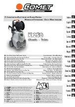 Предварительный просмотр 1 страницы Comet K 250 Classic Instruction Manual