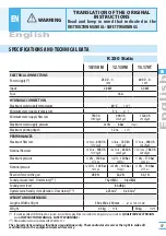 Preview for 17 page of Comet K 250 STATIC Instruction Manual