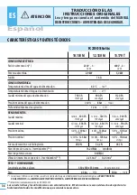 Preview for 36 page of Comet K 250 STATIC Instruction Manual