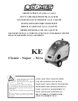 Предварительный просмотр 1 страницы Comet KE classic User And Maintenance Manual