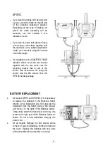 Предварительный просмотр 5 страницы Comet SP015M Quick Start Manual