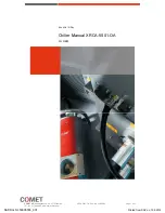 Comet XRCA-5001-OA Manual preview