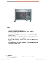 Предварительный просмотр 3 страницы Comet XRCA-5001-OA Manual