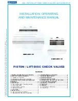 Comeval UNIFLOW 3P Installation, Operating And Maintenance Manual preview