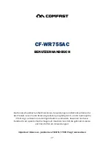 Предварительный просмотр 27 страницы Comfast CF-WR755AC User Manual