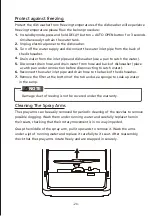 Предварительный просмотр 24 страницы Comfee CDC17P0ABB Instruction Manual