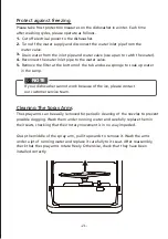 Предварительный просмотр 21 страницы Comfee CDC17P0AWW Instruction Manual