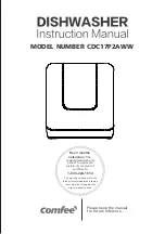 Comfee CDC17P2AWW Instruction Manual предпросмотр