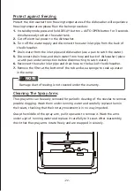 Предварительный просмотр 22 страницы Comfee CDC17P2AWW Instruction Manual