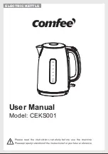 Preview for 2 page of Comfee CEKS001 User Manual