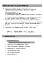 Preview for 5 page of Comfee CEKS001 User Manual