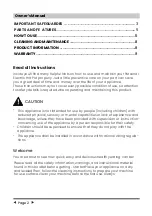 Preview for 2 page of Comfee CHP16E4ATB Instruction Manual