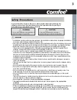 Предварительный просмотр 3 страницы Comfee CP05S3WBA1RCM Instruction Manual