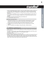 Предварительный просмотр 5 страницы Comfee CP05S3WBA1RCM Instruction Manual