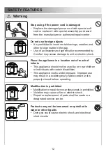 Preview for 14 page of Comfee CPC60D7ASB Manual