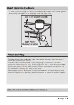 Предварительный просмотр 5 страницы Comfee CRS5010BS Instruction Manual