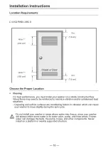 Предварительный просмотр 17 страницы Comfee CV23DPWBL0RC0 Owner'S Manual