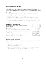 Предварительный просмотр 72 страницы Comfee HS-130RN Manual