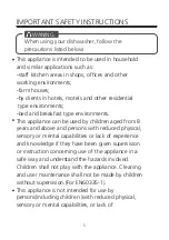 Preview for 6 page of Comfee KWH-TD305-W Instruction Manual