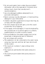 Preview for 9 page of Comfee KWH-TD305-W Instruction Manual