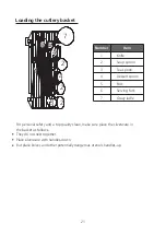 Предварительный просмотр 23 страницы Comfee KWH-TD305-W Instruction Manual