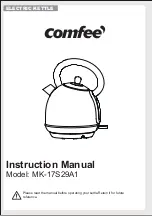 Comfee MK-17S29A1 Instruction Manual предпросмотр