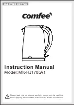 Предварительный просмотр 1 страницы Comfee MK-HJ1705A1 Instruction Manual