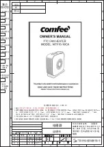 Comfee NTY15-19CA Owner'S Manual preview