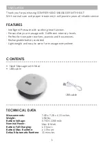 Preview for 3 page of Comfier CF-4803P User Manual