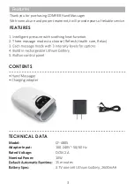 Preview for 3 page of Comfier CF-4805B User Manual