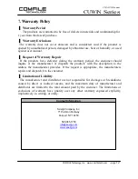 Preview for 12 page of COMFILE CWA-070BR Hardware Manual