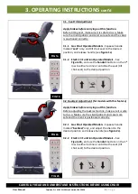 Preview for 4 page of Comflex Care Recliner Series Operating And Care Instruction Manual