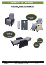 Preview for 9 page of Comflex Care Recliner Series Operating And Care Instruction Manual