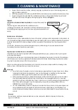 Preview for 21 page of Comflex Care Recliner Series Operating And Care Instruction Manual