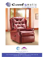 Preview for 16 page of Comfomatic RISE AND RECLINE CHAIR Owner'S Manual