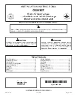 COMFORT-AIRE 045-3 Installation Instructions Manual preview