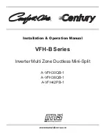 COMFORT-AIRE A-VFH30QB-1 Installation & Operation Manual preview