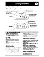 Предварительный просмотр 5 страницы COMFORT-AIRE AD40LBK0 Use & Care Manual