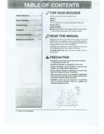 Предварительный просмотр 2 страницы COMFORT-AIRE CD-101 Owner'S Manual