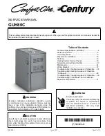 COMFORT-AIRE Century GUH80C045A3M Service Manual preview