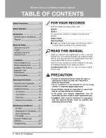 Предварительный просмотр 2 страницы COMFORT-AIRE Comfort-Cire RAD-121B Owner'S Manual