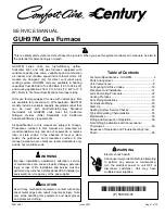 COMFORT-AIRE GUH97M Service Manual preview
